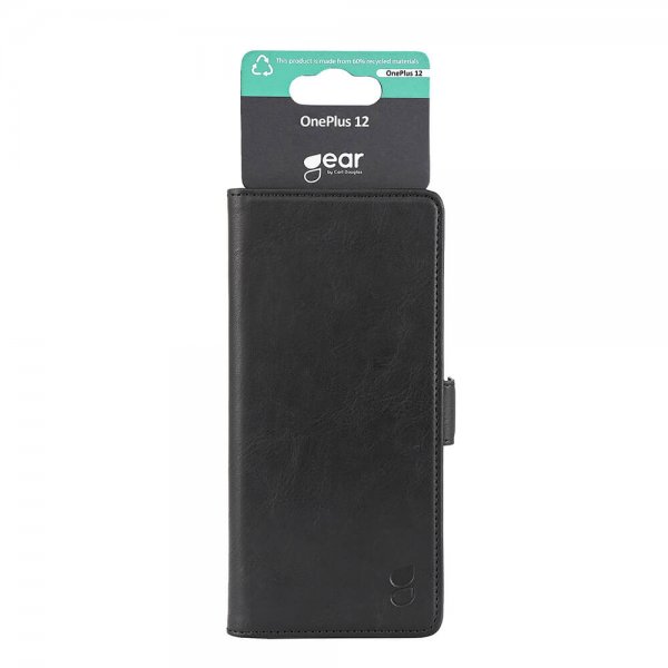 Gear OnePlus 12 Etui 3 Kortlomme Svart