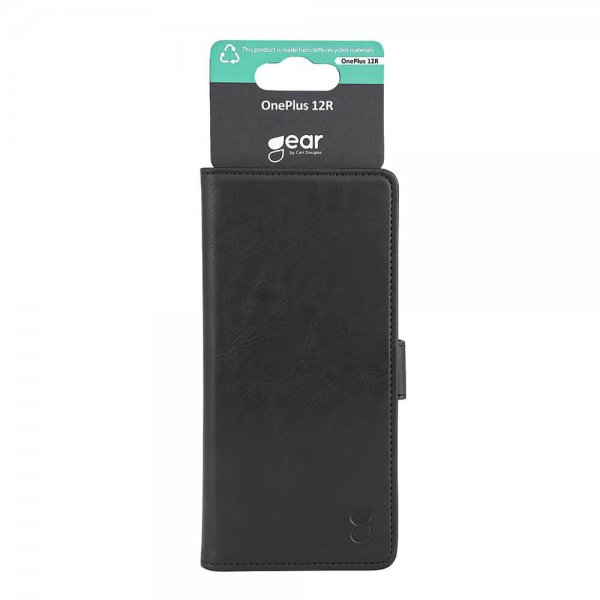 Gear OnePlus 12R Etui 3 Kortlomme Svart
