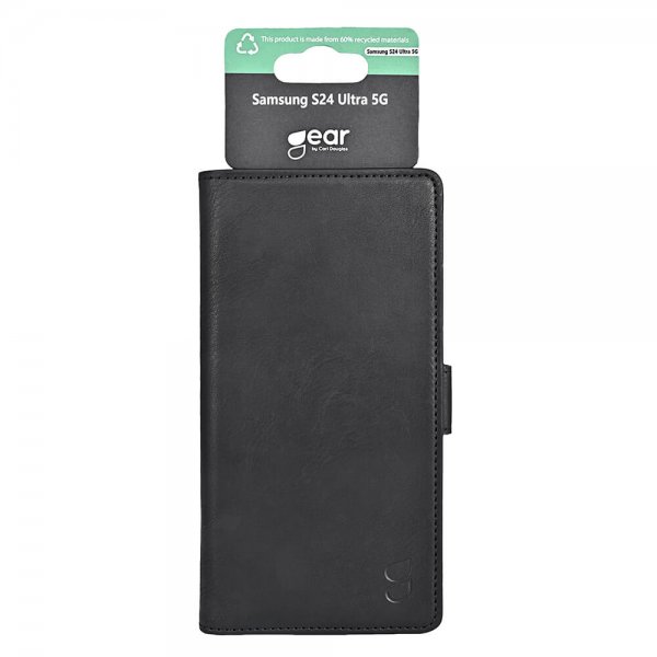 Gear Samsung Galaxy S24 Ultra Etui 3 Kortlomme Svart