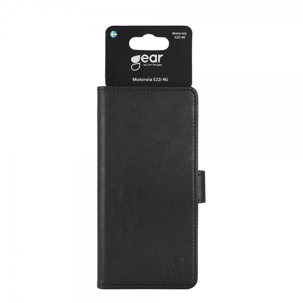 Gear Motorola Moto e22i Etui 3 Kortlomme Svart