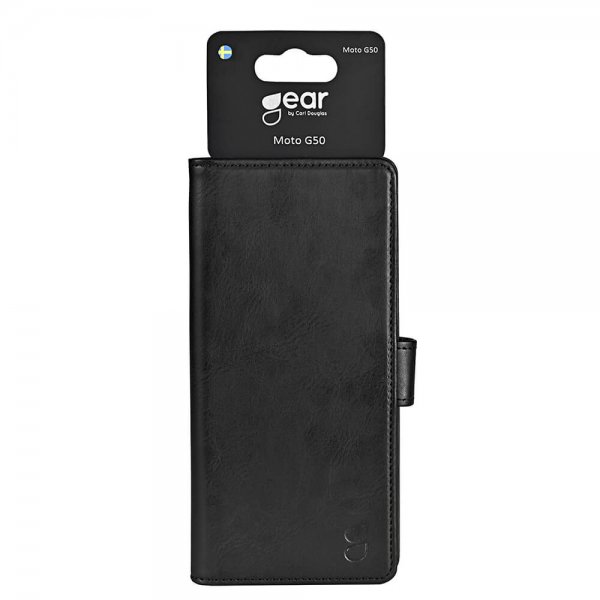 Gear Motorola Moto G50 Etui 3 Kortlomme Svart