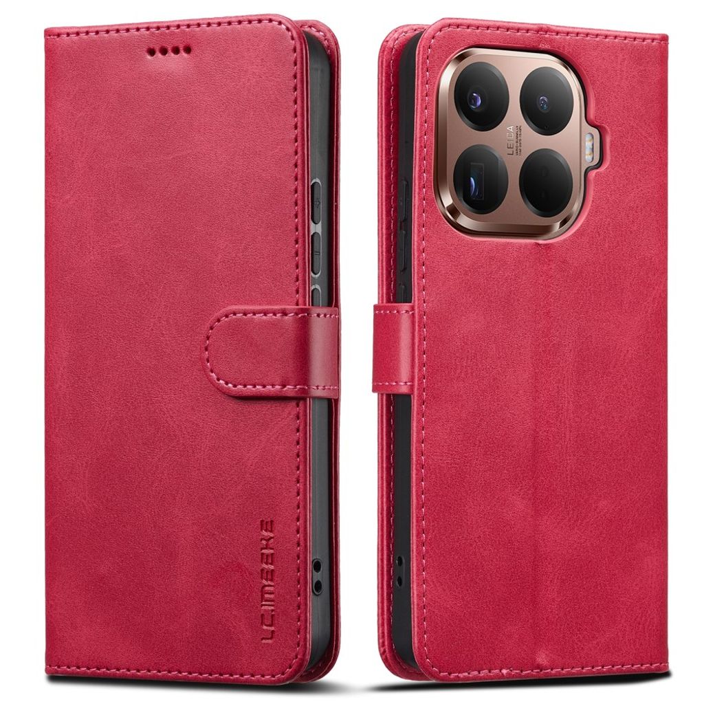 Lc.Imeeke Xiaomi 17T Pro Etui med Kortlomme Stativfunksjon Rosa