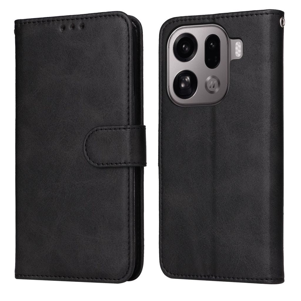 Oppo Find X9 Pro Etui med Kortlomme Svart