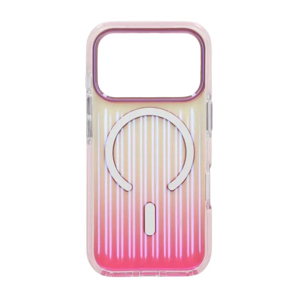 iPhone 17 Pro Deksel Korrugerte MagSafe Rosa