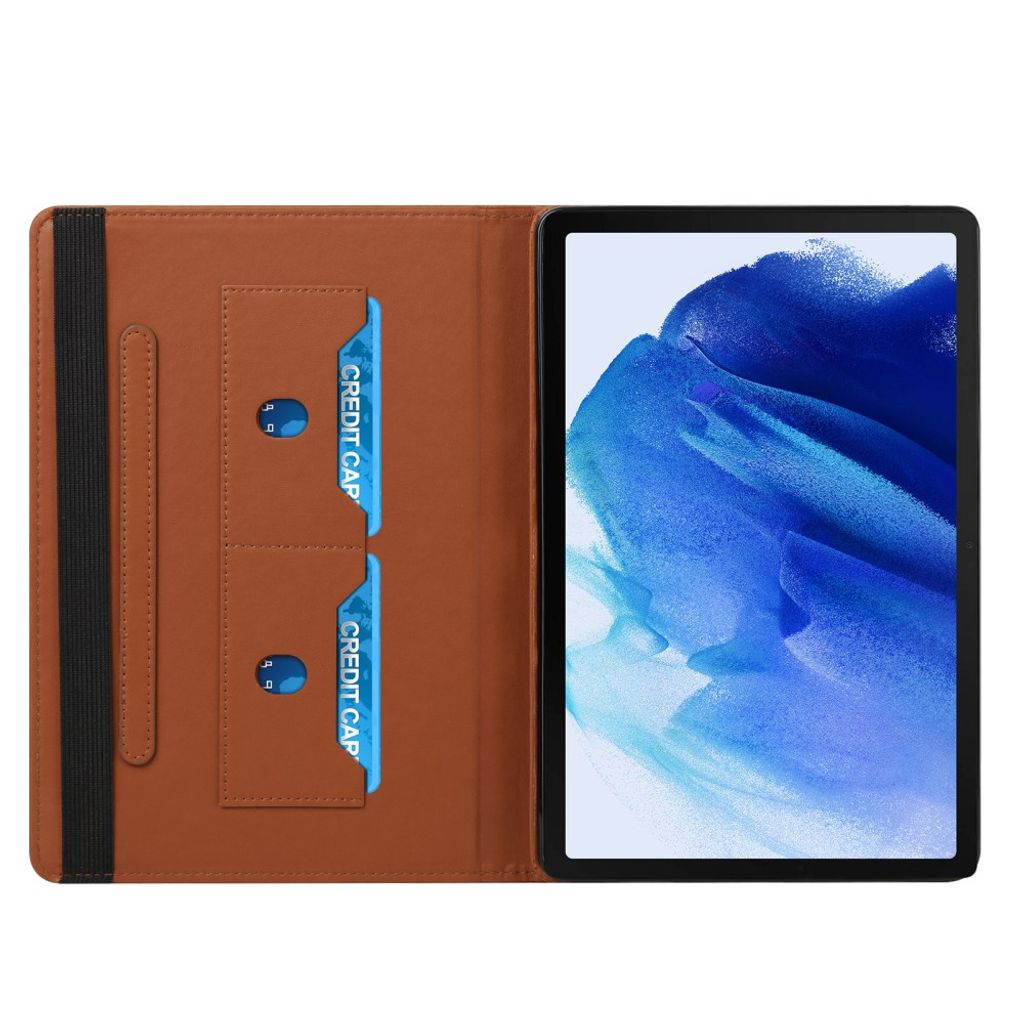Samsung Galaxy Tab S12 Plus Etui 360 Grader Vridbar Brun