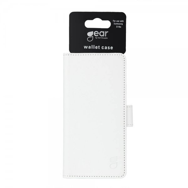 Gear Samsung Galaxy S10E Etui 3 Kortlomme Hvit