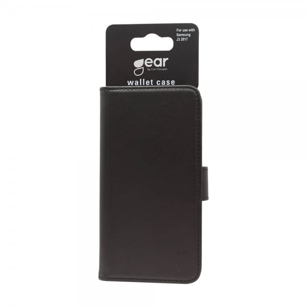 Gear Samsung Galaxy J3 2017 Etui 3 Kortlomme Svart