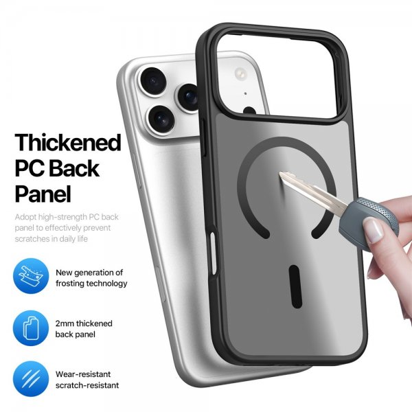 Dux Ducis iPhone 17 Pro Deksel Yind Series MagSafe Svart