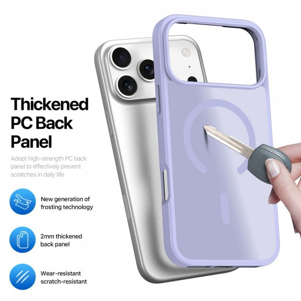 Dux Ducis iPhone 17 Pro Deksel Yind Series MagSafe Lilla