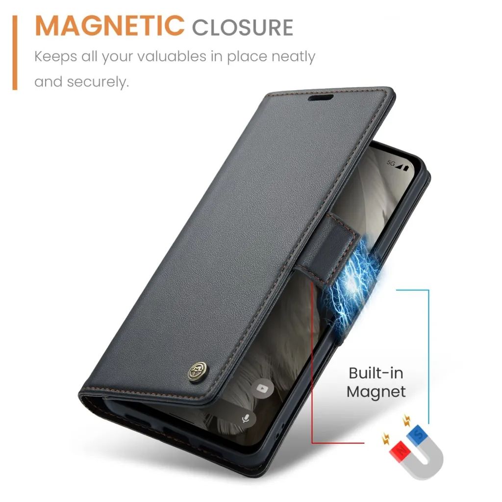 CaseMe Google Pixel 8 Etui 023 Series Svart