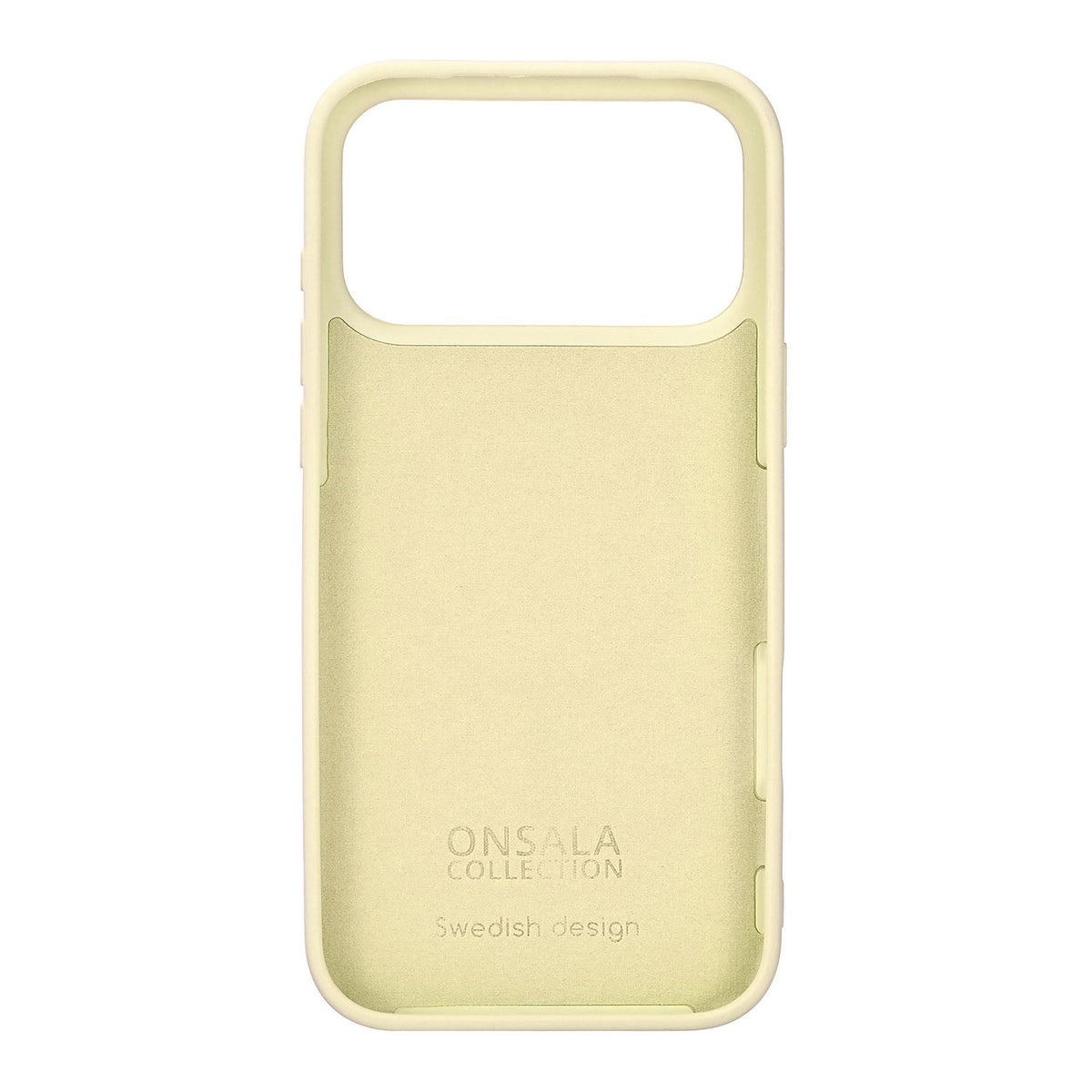 Onsala iPhone 17 Pro Max/iPhone 18 Pro Max Deksel Silikonfølelse Lemon