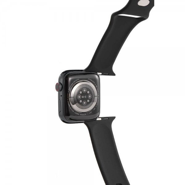 Gear Watch 42mm/Watch 44mm/Watch 45mm/Watch Ultra Armbånd Silikon Svart