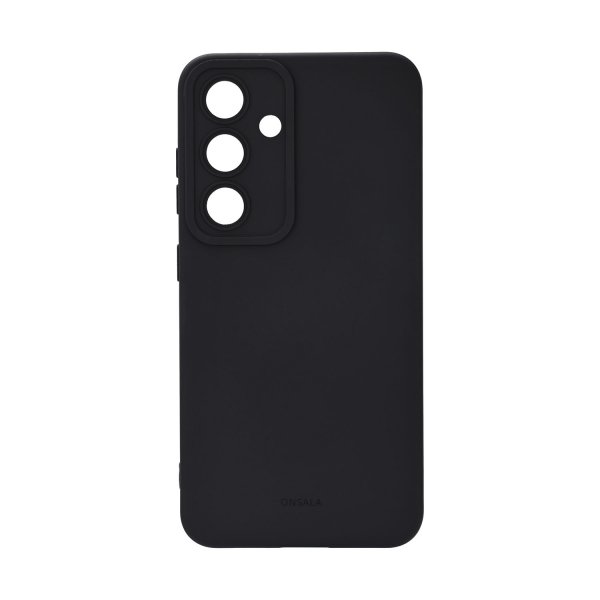 Onsala Samsung Galaxy S25 Deksel Silicone Touch Svart