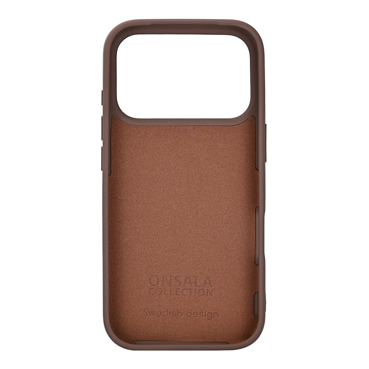 Onsala iPhone 17 Pro/iPhone 18 Pro Deksel Silikonfølelse Chocolate