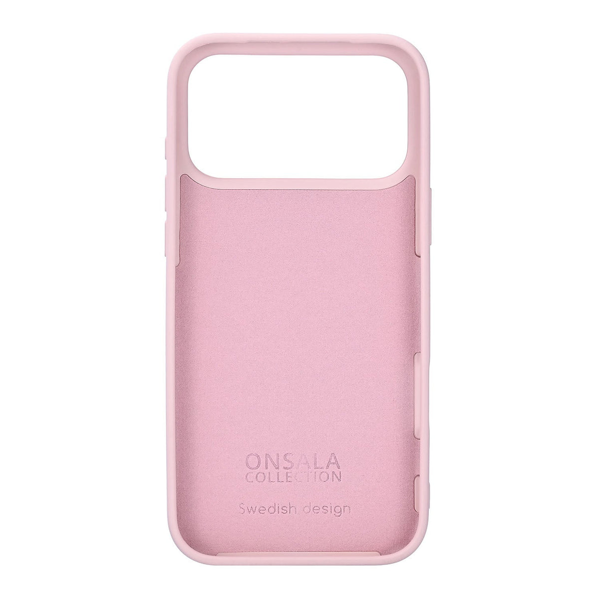 Onsala iPhone 17 Pro Max/iPhone 18 Pro Max Deksel Silikonfølelse Chalk Pink