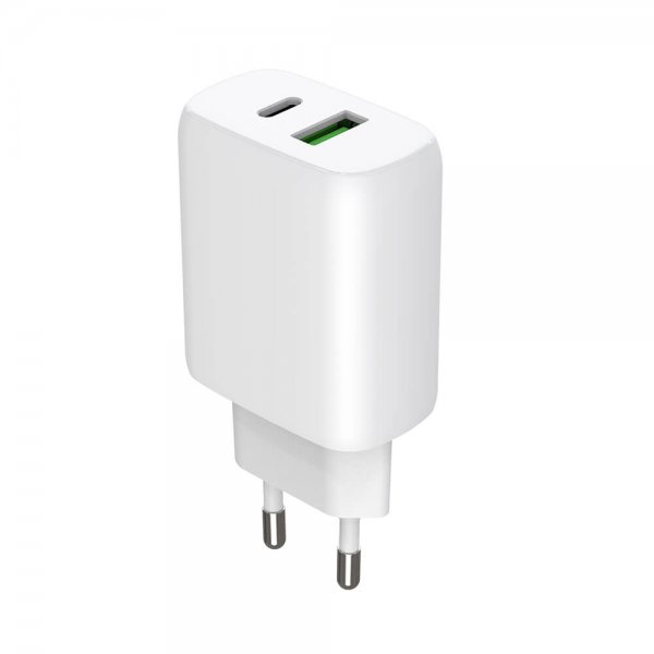 Gear Lader PD/PPS Travel Charger 30W + QC 18W Hvit