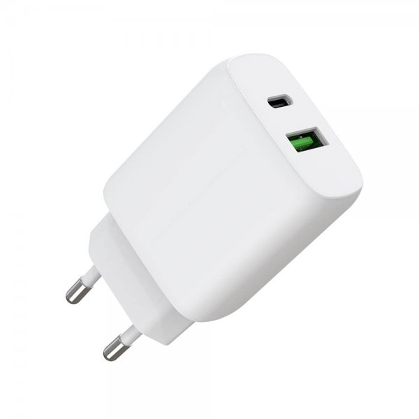 Gear Lader PD/PPS Travel Charger 30W + QC 18W Hvit