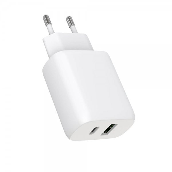 Gear Lader PD/PPS Travel Charger 30W + QC 18W Hvit