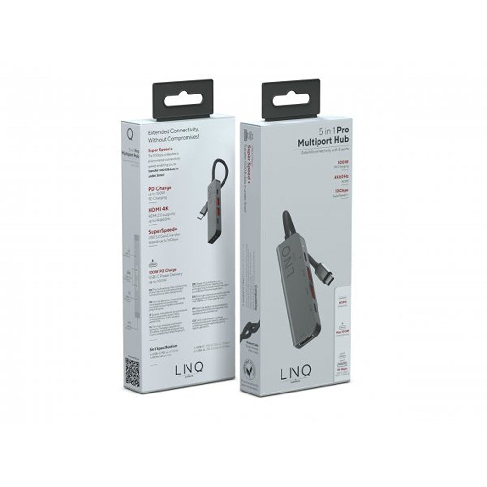 LINQ by Elements 5 in 1 PRO USB-C Multiport Hub