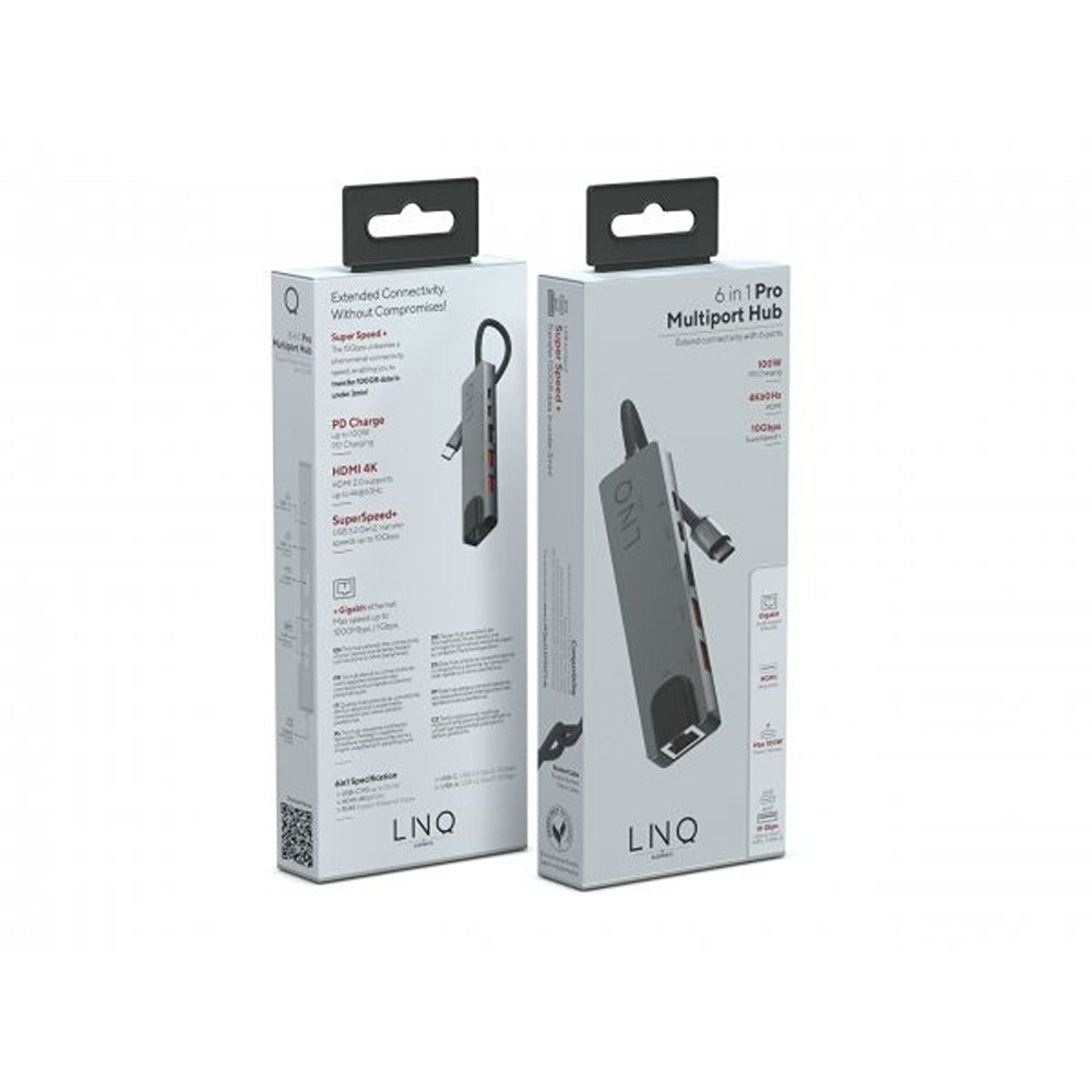 LINQ 6 i 1 PRO USB-C-multiporthub