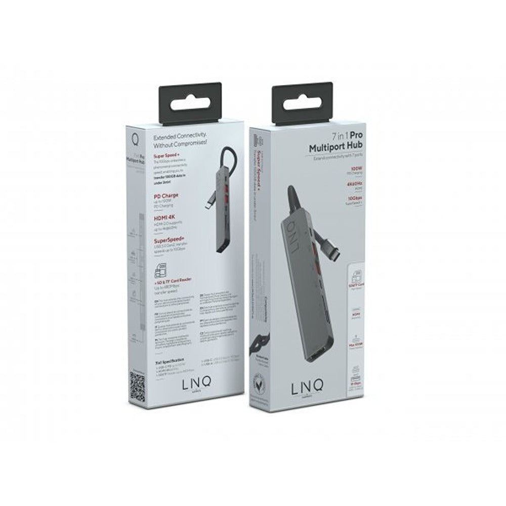 LINQ by Elements 7 in 1 PRO USB-C Multiport Hub