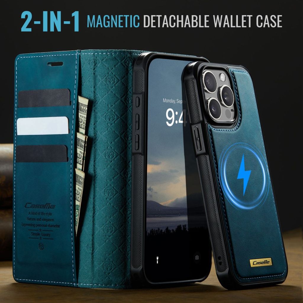 CaseMe iPhone 14 Pro Etui C49 Series Grønn
