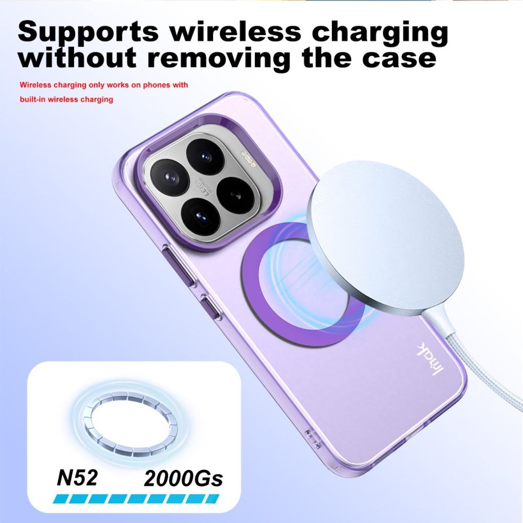 Imak Xiaomi 17T Pro Deksel Candy Color MagSafe Lilla