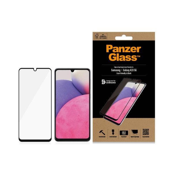 PanzerGlass Samsung Galaxy A33 5G Skjermbeskytter CaseFriendly