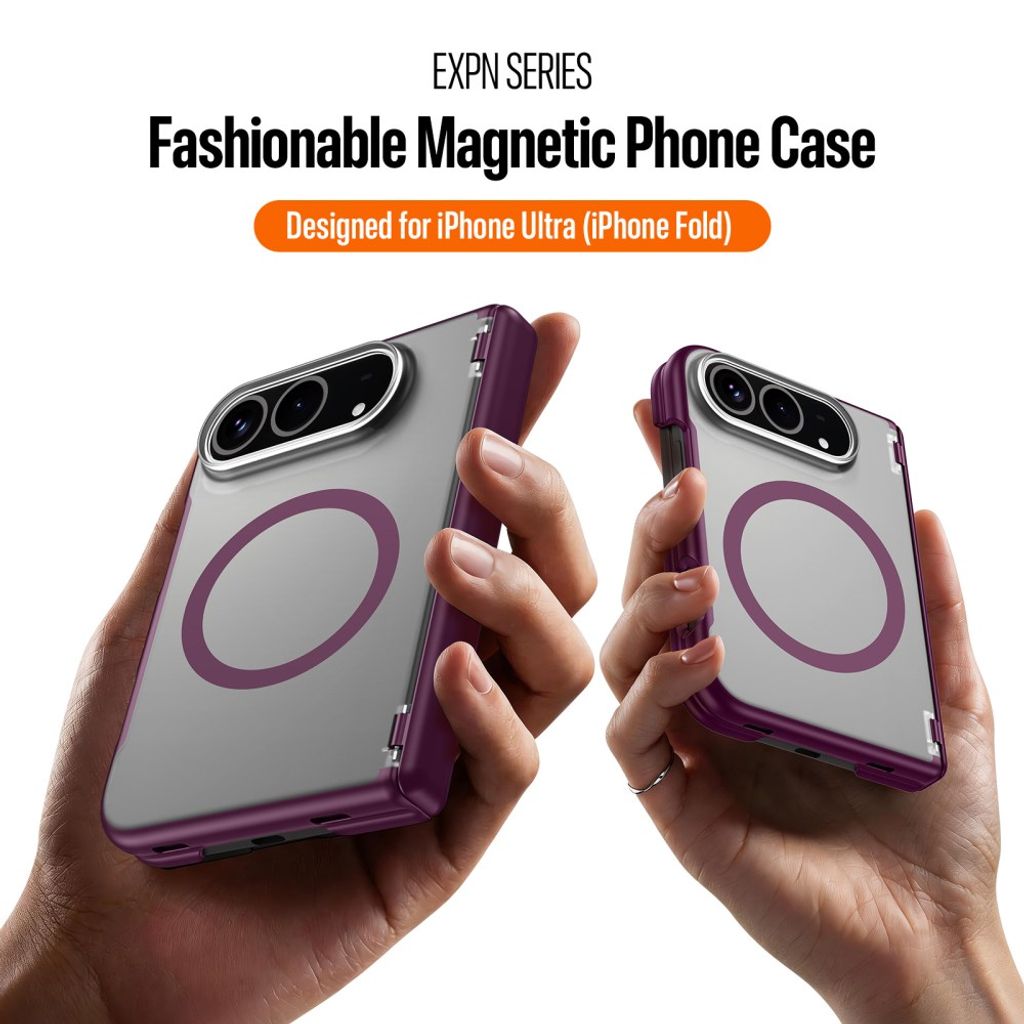 Dux Ducis iPhone Duo Deksel EXPN Series MagSafe Dark Cherry