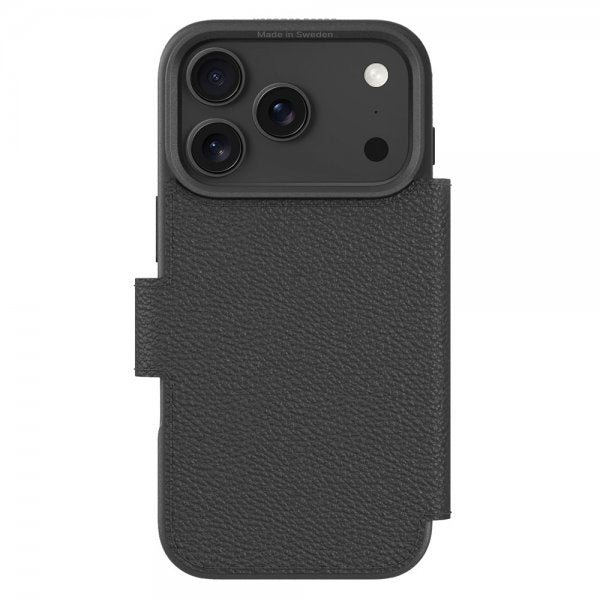 agood company iPhone 17 Pro Max/iPhone 18 Pro Max Etui Sirkulært lommeboketui Svart