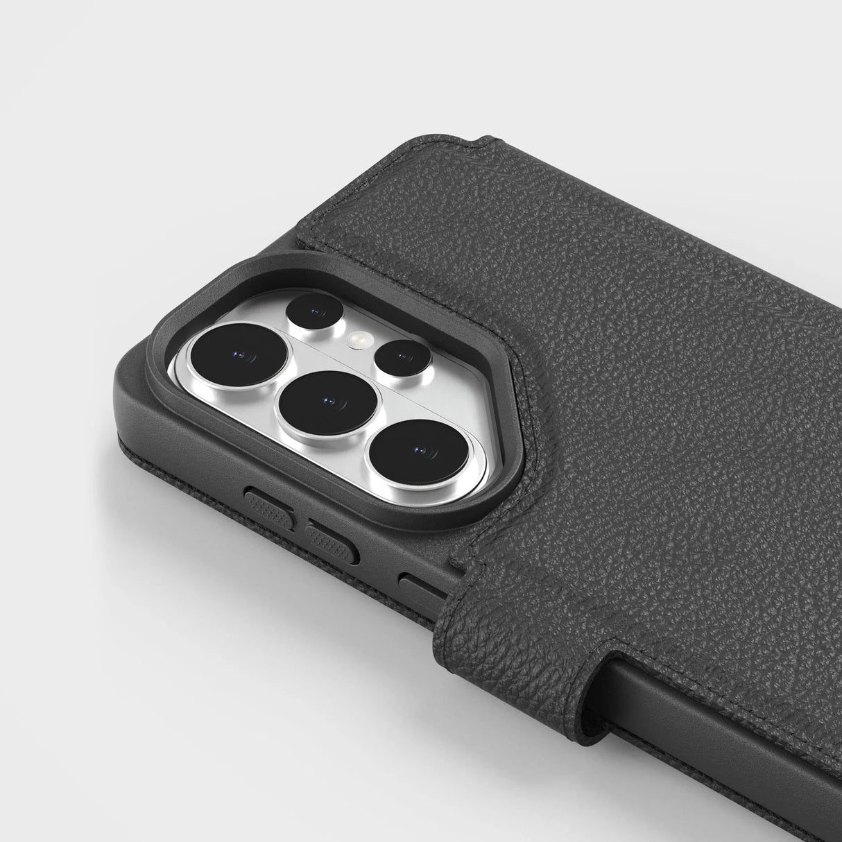 agood company Samsung Galaxy S26 Ultra Etui Sirkulært Lommeboketui Svart