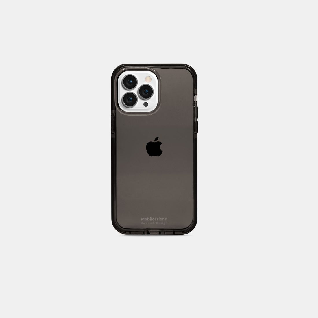 MobileFriend iPhone 14 Pro Deksel Seethrough Svart