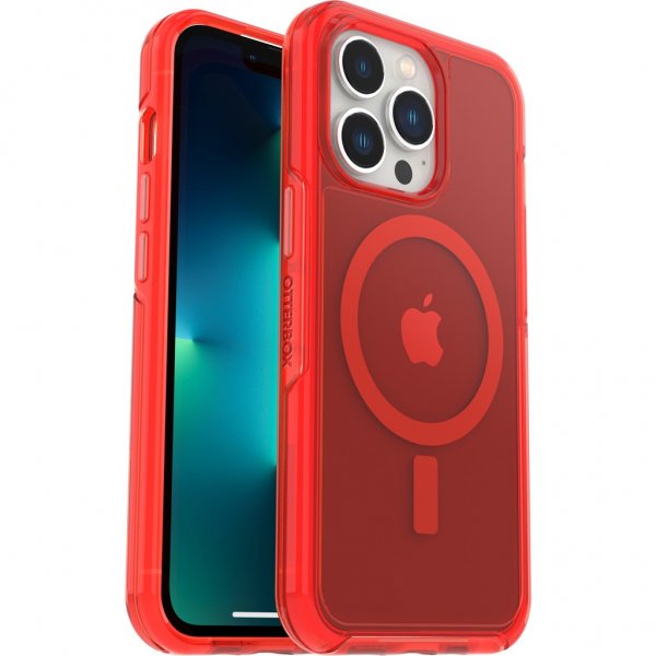 Otterbox iPhone 13 Pro Deksel Symmetry Plus Clear In The Red