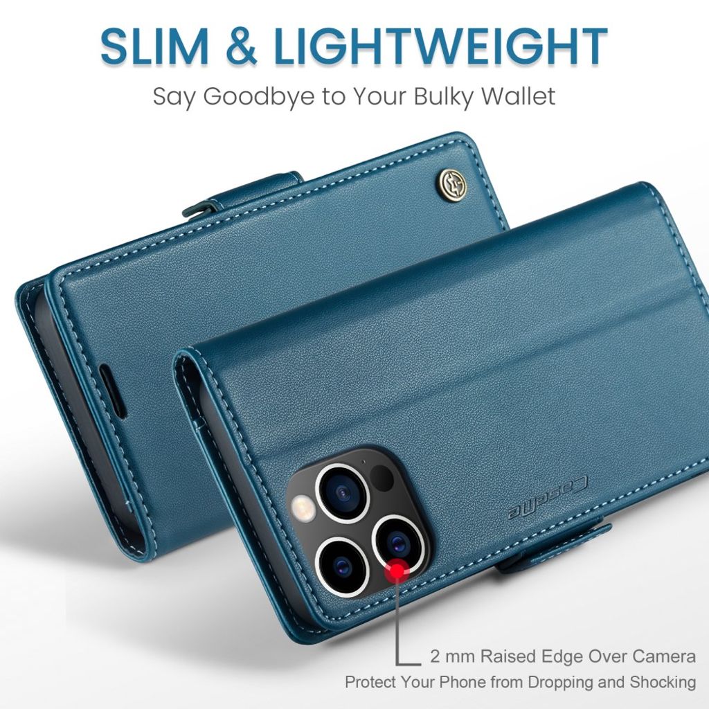 CaseMe iPhone 13 Pro Etui 023 Series Blå