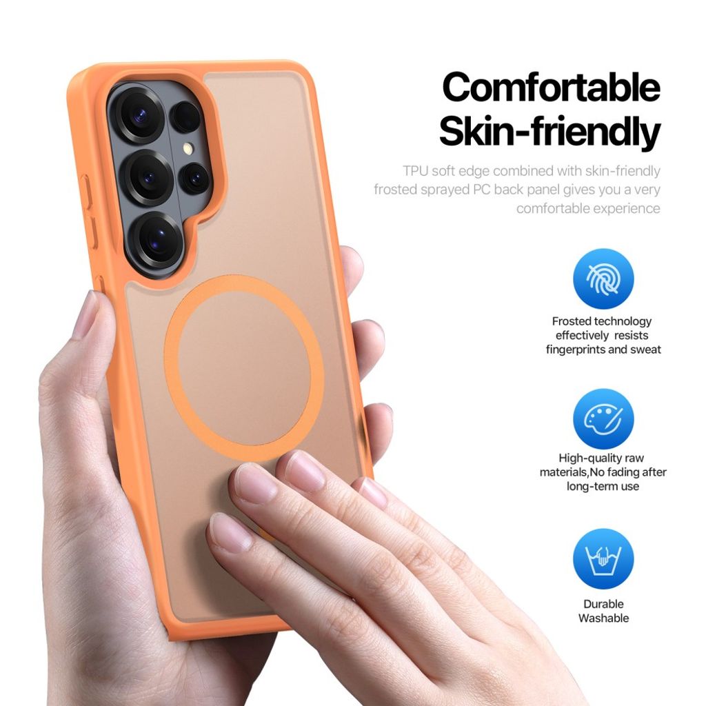 Dux Ducis Samsung Galaxy S26 Ultra Deksel Yind Series MagSafe Oransje
