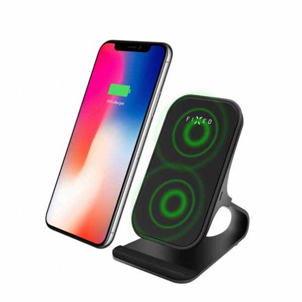 Fixed Trådløs lader Frame Wireless Table Stand with Wireless Charging 15W Svart