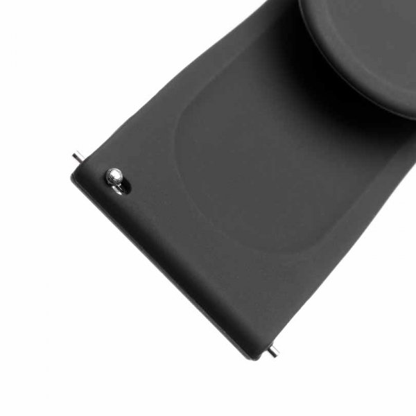 Fixed Samsung Galaxy Watch 20mm Armbånd Silicone Strap Svart