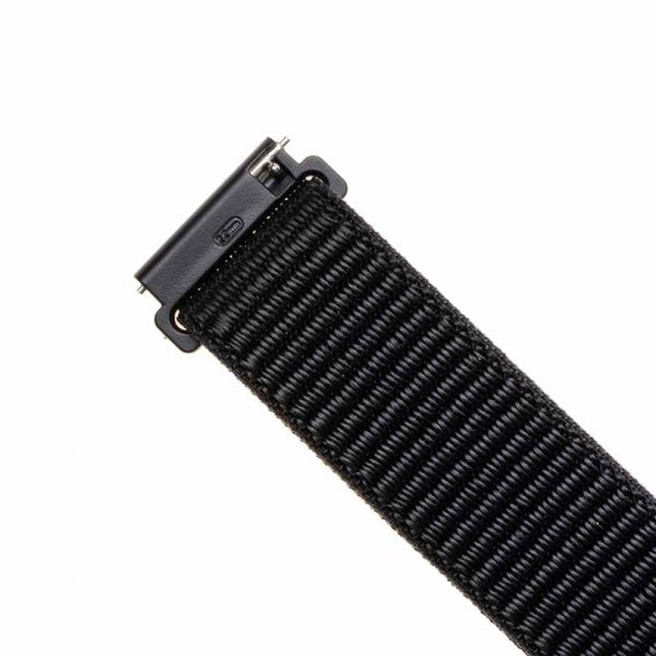 Fixed Samsung Galaxy Watch 22mm Armbånd Nylon Strap Svart