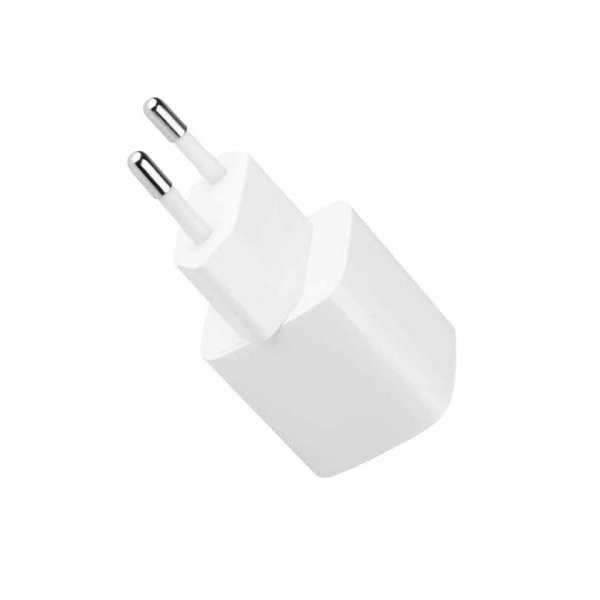 Fixed Lader med Kabel Mini PD Travel Charger Kit USB-C/USB-C 30W Hvit