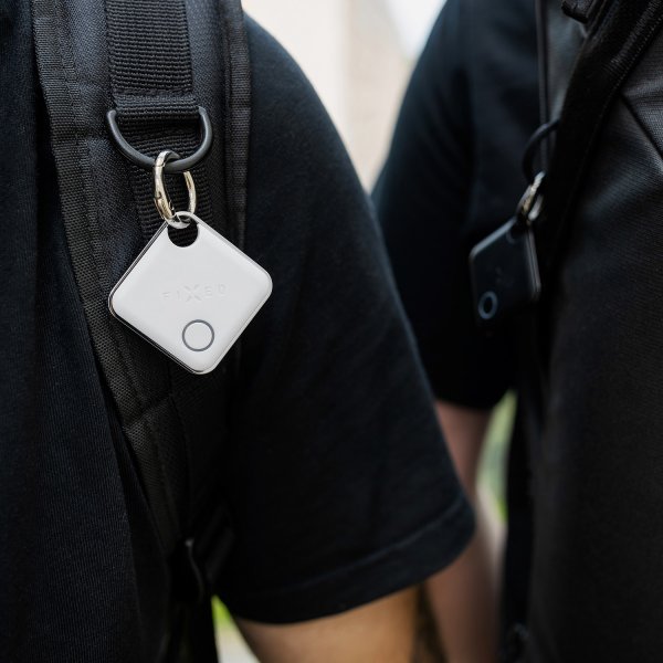 Fixed Tag Bluetooth Smart Tracker Find My Hvit