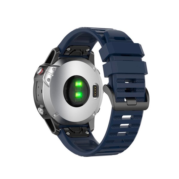 Fixed Garmin QuickFit 22mm Armbånd Silicone Strap Blå
