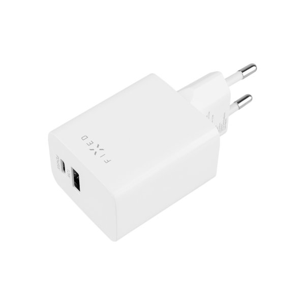 Fixed Lader Dual Port 45W USB-C PD & USB-A