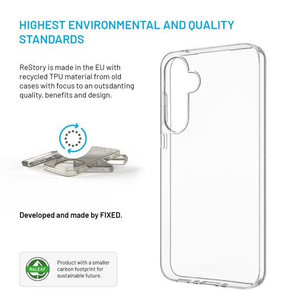 Fixed Samsung Galaxy A35 Deksel ReStory Transparent