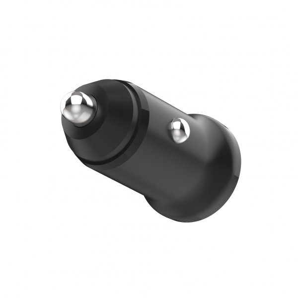 Fixed Mini Mobillader til bil med Lightning-kabel 1m 15W Svart