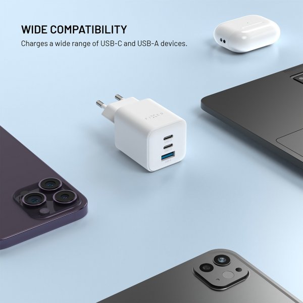 Fixed Lader Mini PD 65W GaN USB-A & USB-C