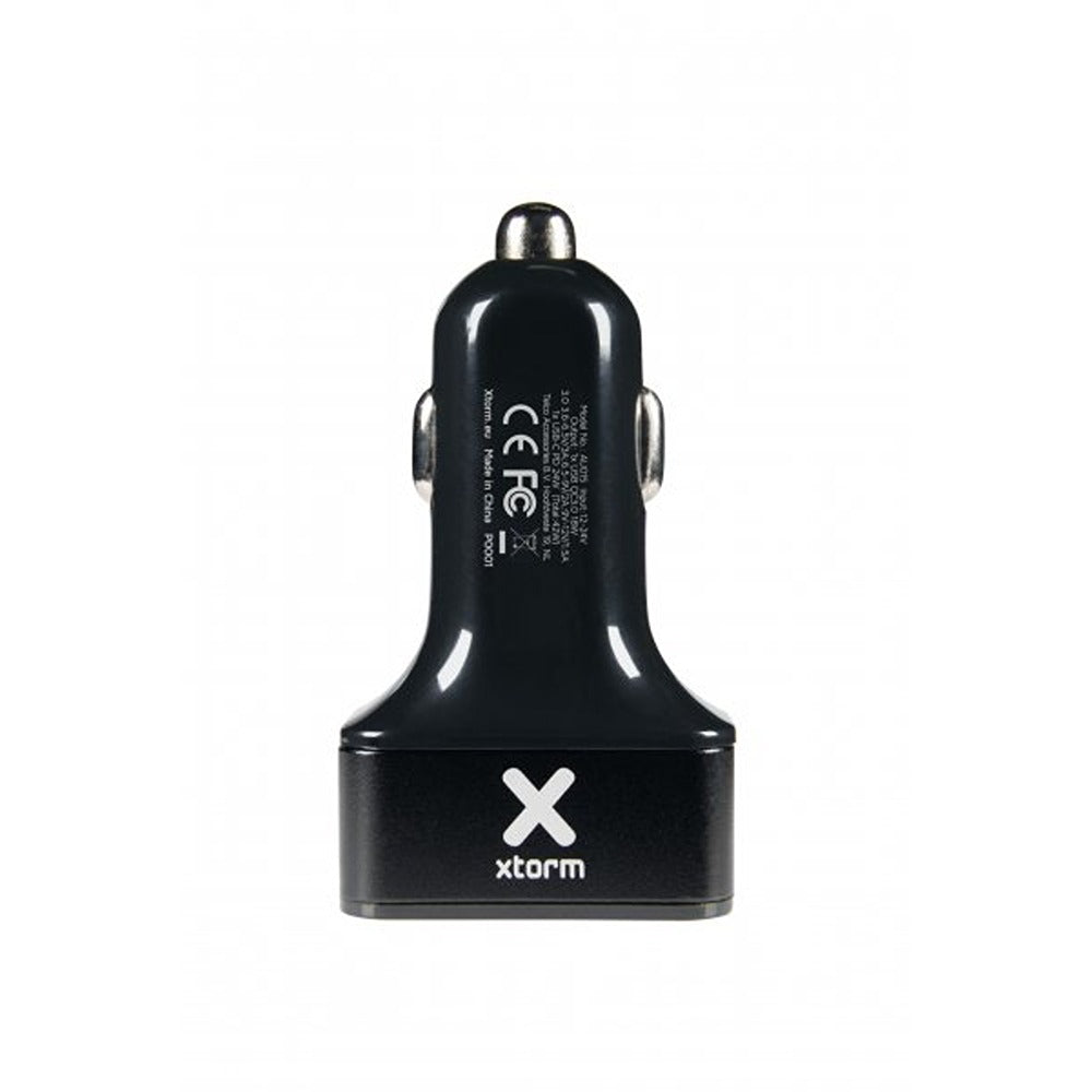 Xtorm Mobillader til bil 36W 3xUSB-A Svart