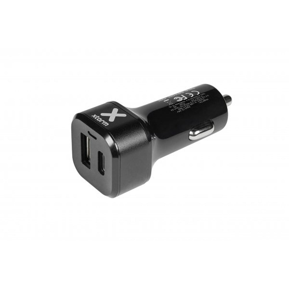 Xtorm Mobillader til bil USB-C PD 30W & USB QC3.0 18W