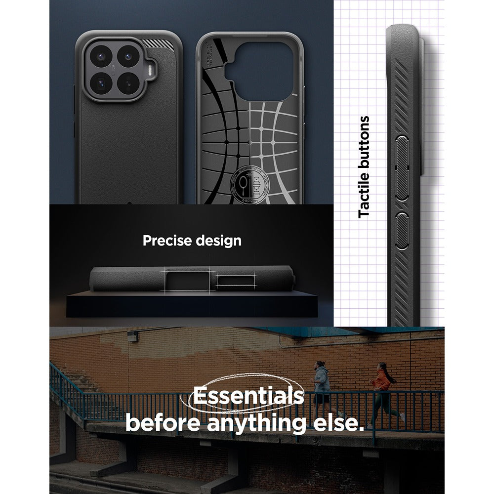 Spigen Xiaomi 17T Deksel Rugged Armor Matte Black