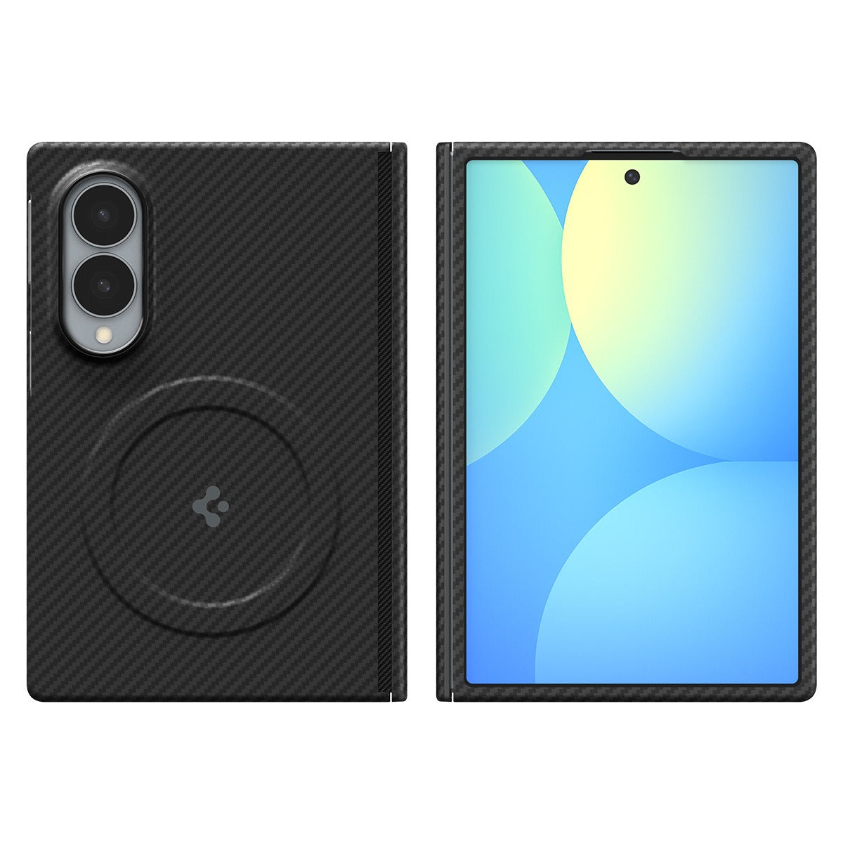Spigen Samsung Galaxy Z Fold 8 Deksel Air Skin Aramid MagFit Svart