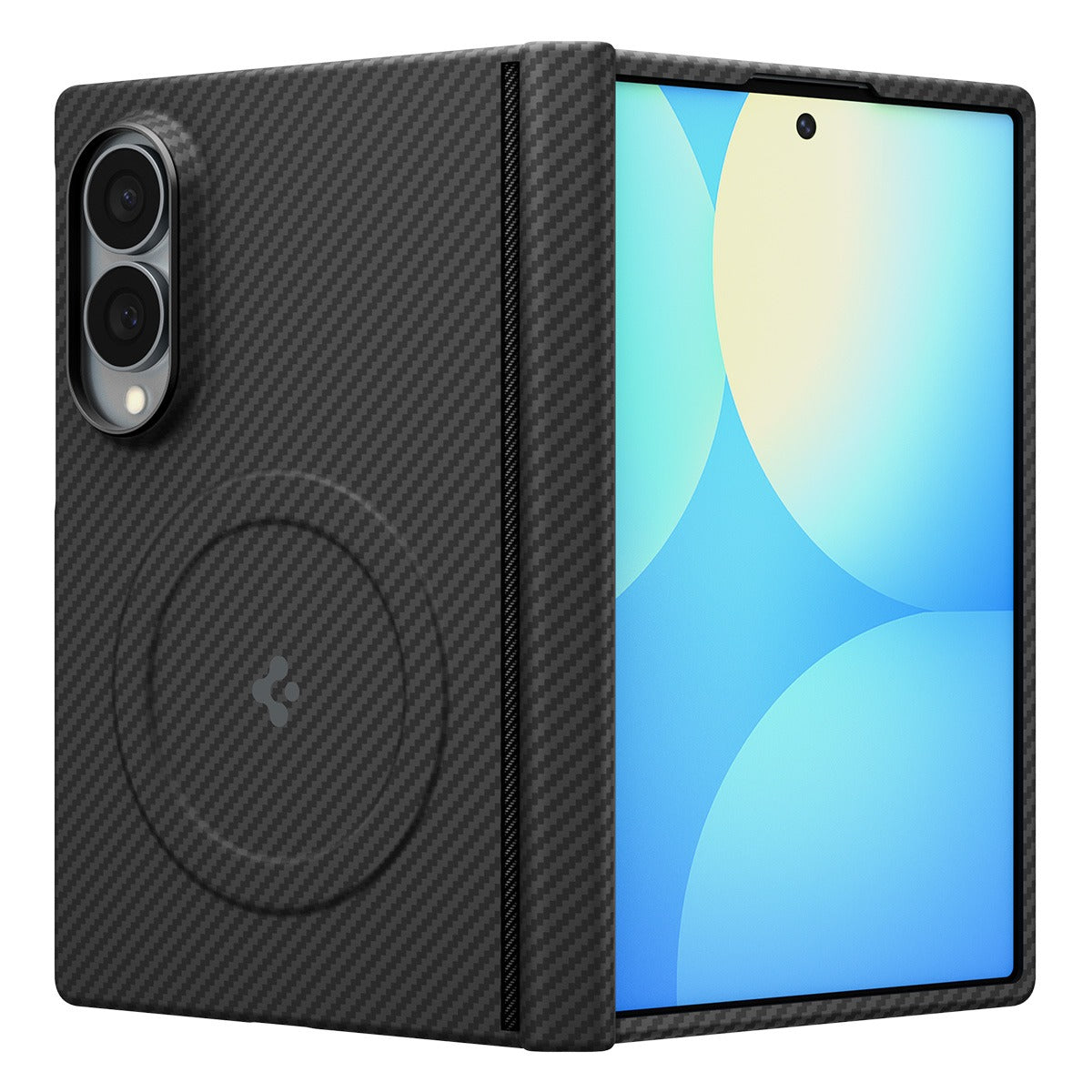 Spigen Samsung Galaxy Z Fold 8 Deksel Air Skin Aramid MagFit Svart